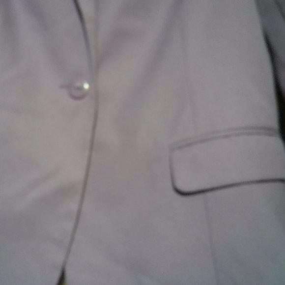 Orchid Button Front Lined Blazer SZ 14 by Blair - Picture 4 of 8